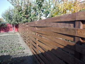 Деревянный забор плетёнка 50 метров фото недорого под ключ