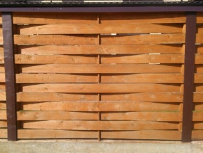 Деревянный забор плетёнка 12 метров фото в Урень